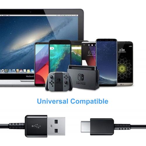  [아마존베스트]Linbird Adaptive Fast Charging Wall Charger and 5-Feet USB Type C Cable Kit Bundle Compatible with Samsung Galaxy S20/S10/S10+/S9/S9+/S8/S8+ Note 8/Note 9 & Other Smartphones (Black)