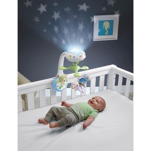  ?Fisher-Price Butterfly Dreams 3 in 1 Projection Mobile, crib toy and sound machine with light projection for use from baby to toddler