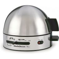 Chef'sChoice 810 Gourmet 7-Egg Cooker with Electronic Timer, Audible Signal & Nonstick Stainless Steel Design