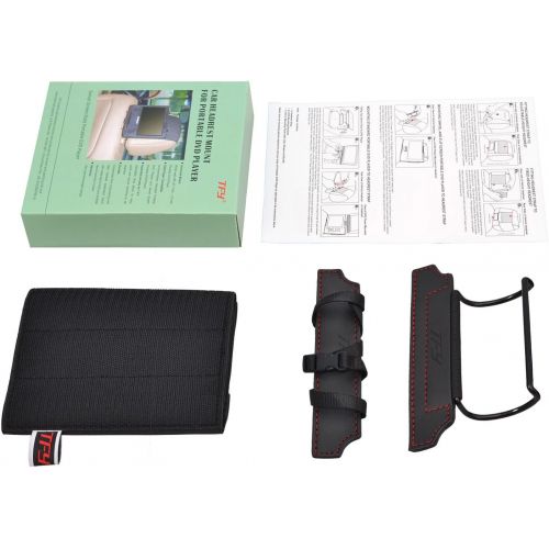  [아마존베스트]TFY Car Headrest Mount Holder for Standard (Laptop Style) Portable DVD Player