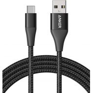 Anker PowerLine+ II USB-C to USB-A 2.0 Cable (6ft / 1.8m) , for Samsung Galaxy S9 / S9+ / S8/S8+/Note 8, LG V20/G5/G6, and More