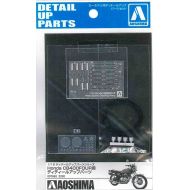 Aoshima 1/12 Scale Detail Up Parts for naked bike CB400FOUR( Kit ) Japanese Import - Plastic Model Accessory Kit # 7662
