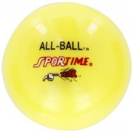 Sportime Multi-Purpose Inflatable Exercise Balls - 3 Inches - Set of 12 - Yellow