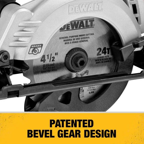  DEWALT ATOMIC 20V MAX Circular Saw Kit, 4-1/2-Inch (DCS571P1)