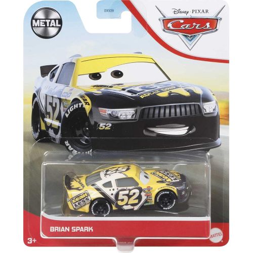  Disney Cars Toys Disney and Pixar Cars Brian Spark, Miniature, Collectible Racecar Automobile Toys Based on Cars Movies, for Kids Age 3 and Older