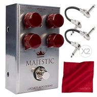 J. Rockett Audio Designs Majestic Overdrive Pedal with Accessory Bundle