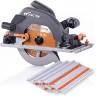 [아마존베스트]Evolution Power Tools R185CCSX 7-1/4 Multi-Material Circular Track Saw Kit w/ 40 Track