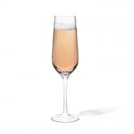 [아마존베스트]TOSSWARE RESERVE 9oz Champagne Glass SET OF 4, Tritan Dishwasher Safe & Heat Resistant Unbreakable Plastic Flutes, Stemmed