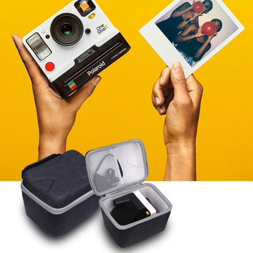  Aproca Hard Travel Storage Case for Polaroid Originals 9003/9008/9009/9016 OneStep 2 Instant Film Camera (Dark Blue-New Version)
