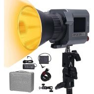 Aputure Amaran COB 60X S LED Video Light Bowens Mount,33,300 lux @1m Bi-Color 2700-6500k Photography Studio Lighting,AC/DC Power Support with App Control for Studio Live Streaming Video Shooting