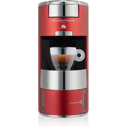 일리 illy X9 Espresso Machine, 4.8 x 10.5 x 10.6, Red