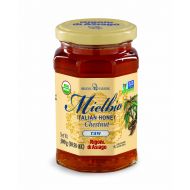 Rigoni di Asiago Mielbio Organic Italian Raw Honey, Chestnut, 6 Count