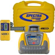 Spectra Precision LL100N Laser Level, Self-Leveling laser with HR320 Receiver, C59 Rod Clamp, Alkaline Batteries, Carry Case , Yellow