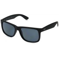 Ray-Ban Justin Classic Sunglasses,55mm,Black Rubber/Polar Grey Gradient