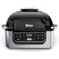 닌자 푸디 에어프라이어 AG301 (Amazon Renewed) Ninja Foodi Air Fryer, Roast, Bake, Dehydrate Indoor Electric Grill, 10 x 10, Black and Silver