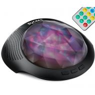 SYCEES Sycees Night Light Projector & Bluetooth Sound Machine with Remote, Timer for Babies, Kids and Adults,...