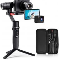 [아마존베스트]Hohem All in 1 3-Axis Gimbal Stabilizer for Compact Cameras/Action Camera/Smartphone w/ 600° Inception Mode, 0.9lbs Payload for iPhone 11 Pro Max/Gopro Hero 8/Sony Compact Camera R