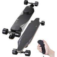 Electric Skateboard with 12S2P 216Wh Battery Dual 550W Motors, E Longboard for Beginners Adults Max Load 330 LBS, 90mm Wheels Skateboards with 14.3 Miles Range -2S MAX