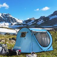 [아마존베스트]ZOMAKE Pop Up Tent 3 4 Person, Beach Tent Sun Shelter for Baby with UV Protection - Automatic and Instant Setup Tent for Family