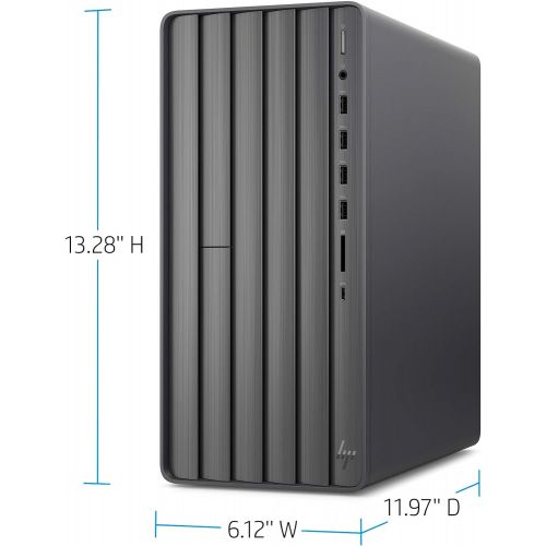 에이치피 [아마존베스트]HP Envy Desktop Computer, Intel Core i7-10700, 16 GB RAM, 1 TB Hard Drive & 512 GB SSD Storage, Windows 10 Pro (TE01-1022, 2020 Model)