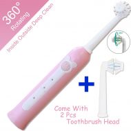 Best electronic toothbrush kids rechargable,NeWisdom 360° rotating deep clean Rechargeable...