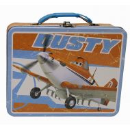 Disney Planes Dusty Crophopper 3D Effect Raised Embossed Tin Lunch Box / Storage Tin