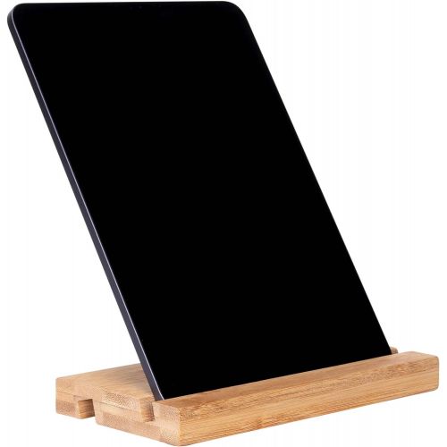  [아마존베스트]RSW24 2pcs Bamboo Tablet Stand Phone Holder Universal for Smartphone, iPad, iPhone, Samsung, Xiaomi Etc.