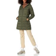 Amazon Essentials Womens Lightweight Long-Sleeve Full-Zip Water-Resistant Packable Puffer Coat