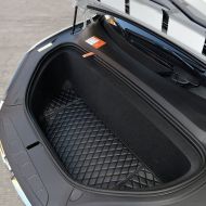 3D Topfit Front and Rear Trunk Mat+2rd Row Seat Back Protector Mat for Tesla Model X 5 Seat(6pcs of Set, Black)
