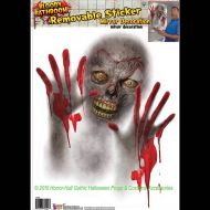 New Bloody Horror Bathroom-ZOMBIE MIRROR CLING-Window Sticker Halloween Decoration