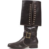 Ellie Shoes Mens 1 Heel Pirate Boot with Red Sash Sizes