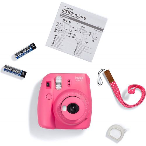 후지필름 Fujifilm Instax Mini 9 Instant Camera, Flamingo Pink