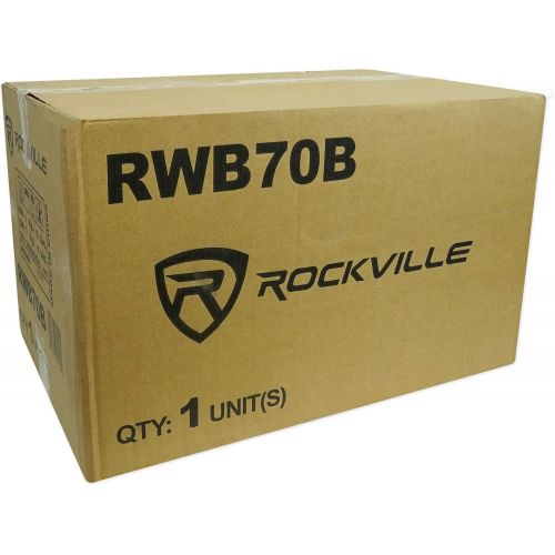  [아마존베스트]Pair Rockville RWB70B Black 6.5 250w Marine Wakeboard 360° Swivel Tower Speakers