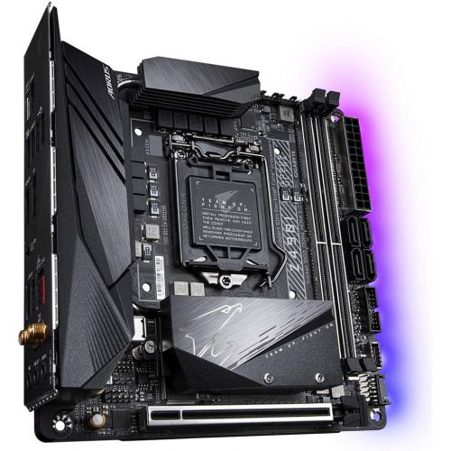 기가바이트 Gigabyte Intel Z490 AORUS Ultra LGA 1200 DDR4-SDRAM Mini ITX Motherboard