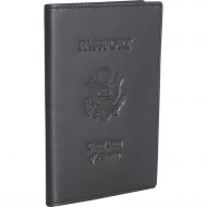 Royce Leather Passport Holder and Travel Document Organizer in Leather, Black 3
