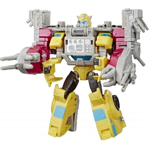 트랜스포머 Transformers Toys Cyberverse Spark Armor Bumblebee Action Figure - Combines with Ocean Storm Spark Armor Vehicle to Power Up - for Kids Ages 6 and Up, 5.75-inch