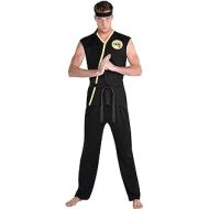 Party City Cobra Kai Halloween Costume for Adults, Standard Size, Includes Top and Pants