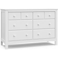 Graco Benton 6 Drawer Dresser (White) ? Easy New Assembly Process, Universal Design, Durable Steel Hardware and Euro-Glide Drawers with Safety Stops, Coordinates with Any Nursery
