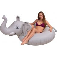 GoFloats Elephant Pool Float Party Tube - Inflatable Rafts for Adults & Kids