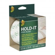 Duck Brand 519244 Hold-It Adhesive for Rugs, 2.5-Inch x 25-Feet, Single Roll, 2.5 Inch, White