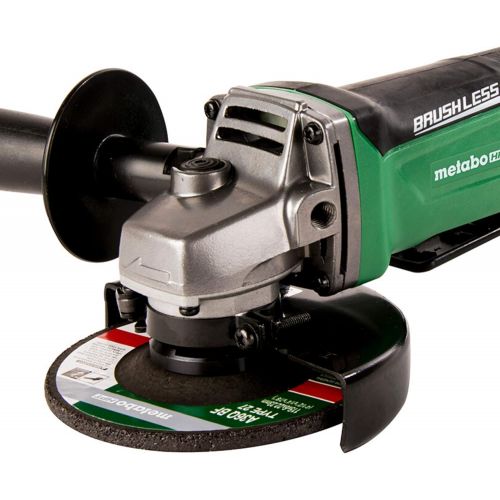  Metabo HPT 18V MultiVolt Cordless Angle Grinder 4-1/2-Inch Tool Only - No Battery Paddle Switch G18DBALQ4