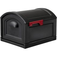 Step2 Town-to-Town XL Post-Mount Mailbox, USPS T4 Sized Mailbox, Easy to Install, Durable, Weather Resistant, Onyx Black