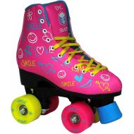 [아마존베스트]Epic Skates Epic Blush Indoor/Outdoor Fashion High-Top Quad Roller Skates
