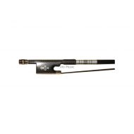 Vio Music Braided Carbon Fiber Violin Bow, Fluer-de-lys Inlay, Black Horse Hair, Full Size 4/4