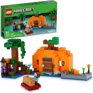 LEGO Minecraft The Pumpkin Farm 21248 Building Toy, Hands-on Action in The Swamp Biome Featuring Steve, a Witch, Frog, Boat, Treasure Chest and Pumpkin Patch, Minecraft Toy for Boys and Girls Aged 8+