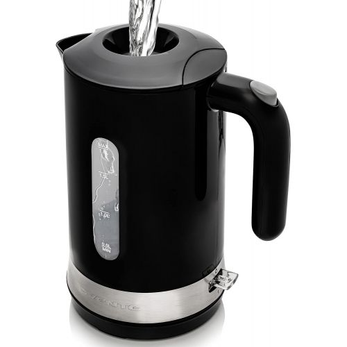  Ovente Electric Hot Water Kettle 1.8 Liter with Prontofill Lid 1500 Watt BPA-Free Portable Countertop Tea Coffee Maker Fast Heating Element with Auto Shut-Off and Boil Dry Protecti