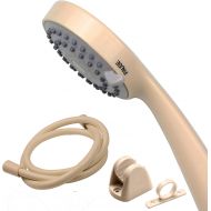PIH High Pressure RV Handheld Shower Head Unit with Powerful Shower Spray w/Pause Setting, Multi-Functions, Bathroom Accessories w/ 59 Hose, Bracket, Hose Clock