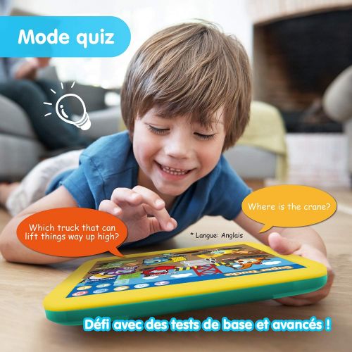  BEST LEARNING INNO PAD Smart Fun Lessons - Educational Tablet Toy to Learn Alphabet, Numbers, Colors, Shapes, Animals, Transportation, Time for Toddlers Ages 2 to 5 Years Old