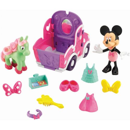  Fisher-Price Disney Minnie, Polka Dot Pony Cart