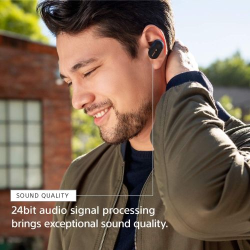 소니 [아마존베스트]Sony WF-1000XM3 Industry Leading Noise Canceling Truly Wireless Earbuds Headset/Headphones with AlexaVoice Control And Mic For Phone Call, Black